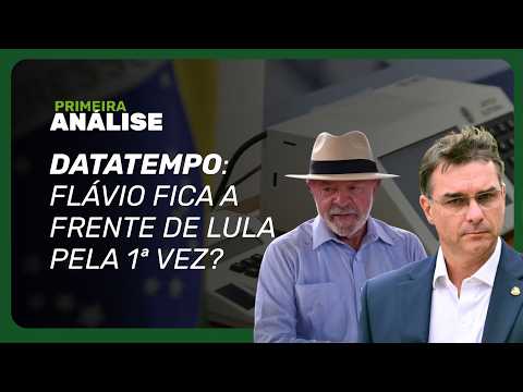 DATATEMPO: Flávio Bolsonaro passa Lula pela 1ª vez em cenário de 2º turno | Primeira Análise