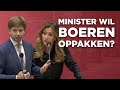 Minister wordt WITHEET na vragen Van Meijeren over boerenprotesten