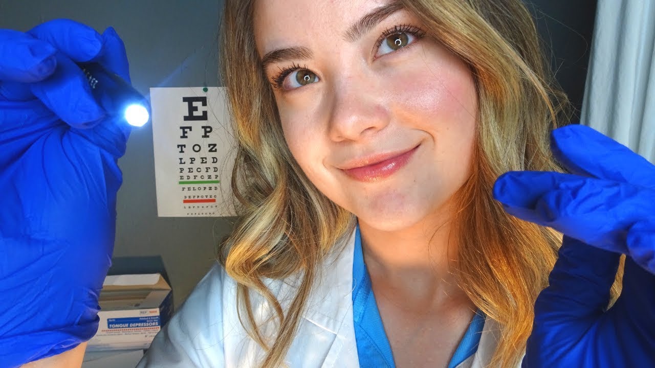 <h1 class=title>ASMR CRANIAL NERVE EXAM DOCTOR ROLE PLAY! Soft Spoken, Crinkle Glove Sounds, Writing</h1>