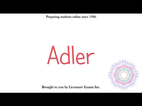 Adlerian Therapy  - ASWB, NCE, NCMHCE, MFT Exam Prep and Review Video