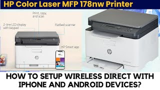 Wireless Setup Guide HP Color LaserJet MFP 178nw Printer