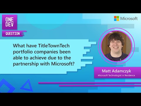 What have TitletownTech portfolio companies been able to achieve by partnering with Microsoft?