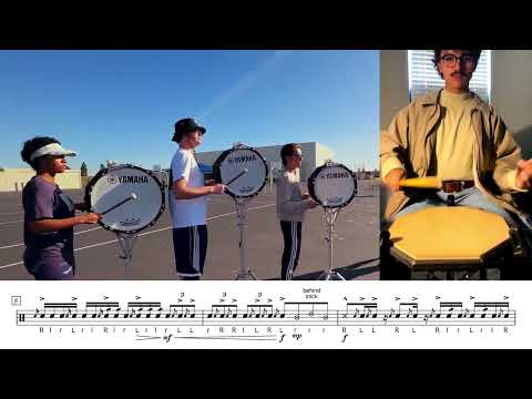 Zachary Wilson - Pulse Flams 2023 (Snare Transcription)
