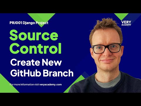 Django Project | Create and a GitHub Branch | djblogger thumbnail