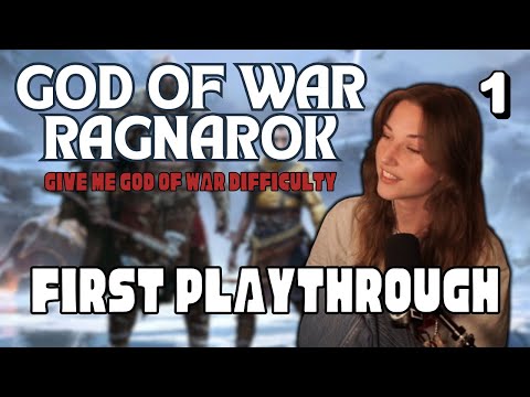 [Part 1] God of War Ragnarok First Playthrough!! | God of War Difficulty