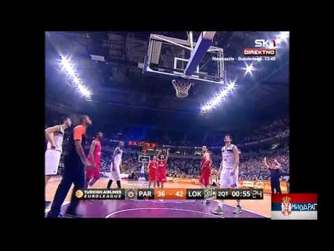 Euroleague 2013/14 (top 16)  Partizan-Lokomotiv Kuban   81-87