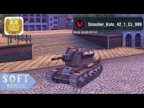 Smasher: 3700 Damage , 4 Frags - WOT BLITZ -
