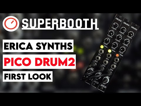 Superbooth 20HE: Erica Synths Pico Drum2, Black Sequencer & Chat With Girts Ozolins