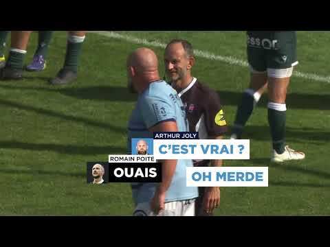 TOP 14 - L'échange hilarant entre l'arbitre Romain Poite et le pilier de l'USAP Arthur Joly