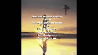 Stranded in the middle of nowhere - Lyrics