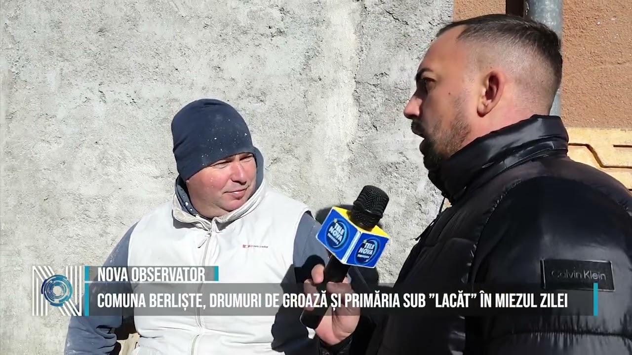 COMUNA BERLIȘTE, DRUMURI DE GROAZĂ ȘI PRIMĂRIA SUB ”LACĂT” ÎN MIEZUL ZILEI