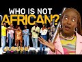 6 Africans vs 1 African American