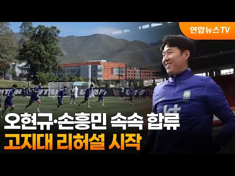 잘 하고 싶고요 손흥민 등 해외파 속속 합류...고지대 리허설 시작