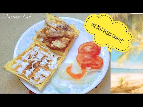 THE BEST LOW CARB BREAD CHAFFLES| no cheese chaffles | no eggy flavor chaffles | English subtitles