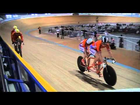 Tandem sprint NED - ESP rit 2 WK paracycling Montichiari