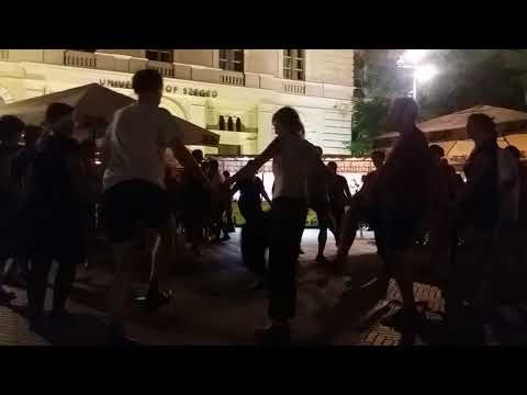T'Rakija táncház a Dugonics téren - Szegedi Balkán Tánctábor 2018.