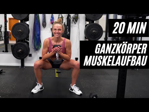 20 min dumbbell workout at home for women