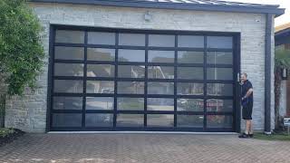 19'wide by 10'5" tall fullview garage door wow!