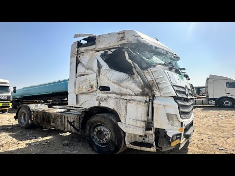 Mercedes Truck Actros mp4 Accident Repair  Cabin & Chassis Full Restoration  Complete Rebuild Proses