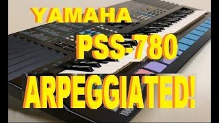 Video thumbnail for Yamaha PSS-780, arpeggiated via MIDI with cool results by Gearfacts