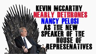 Kevin McCarthy Nearly Defeats Nancy Pelosi in Bid For Speaker While Americans Disapprove of Congress