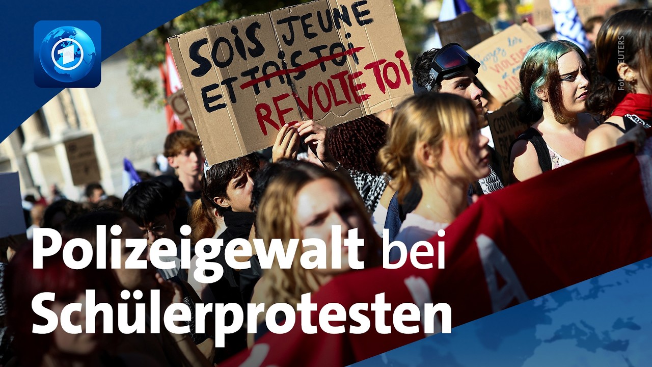 Brutal gegen Frankreichs Schüler? Massive Kritik an Polizei