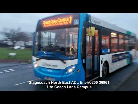 *Incredibly rare allocation* | Stagecoach 36961 on the 1 to Coach Lane Campus | Slatyford