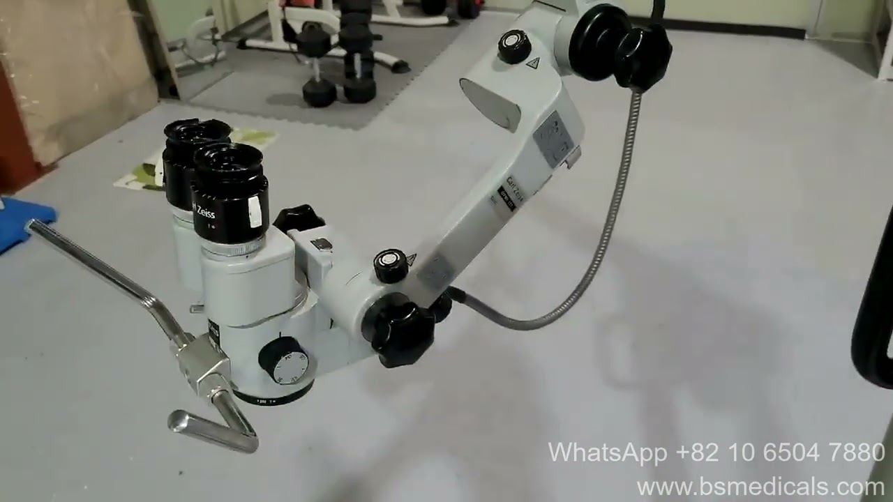 Used Carl Zeiss S21 Stand Microscope Test Video