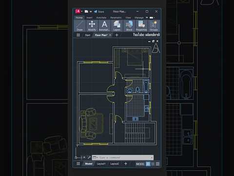 Intermediate To Advanced AutoCAD architecture floorplan architect