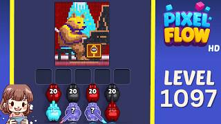Pixel Flow Level 1097 Solution Walkthrough