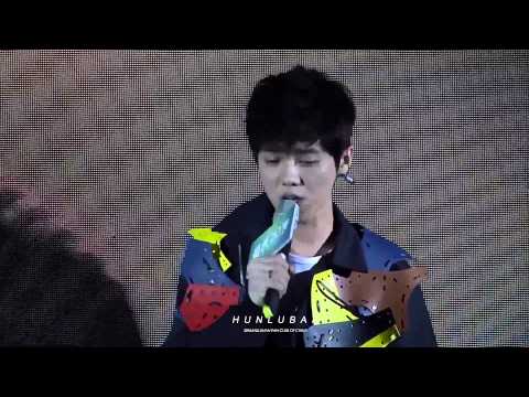 [百度勋鹿吧] 141201 Luhan - Our Tomorrow Live (HD Fancam) @ 'Back To 20' Press Conference
