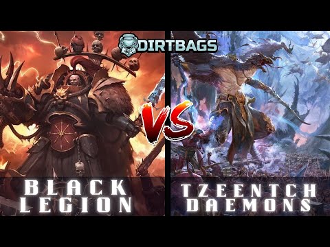 #1 CSM Player! Black Legion VS Tzeentch Daemons | Arks Of Omen | Warhammer 40k Battle Report