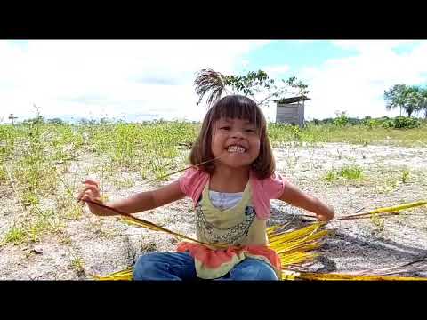 Guyanese-Amerindian-Arawak Making A Pointy Broom (short)