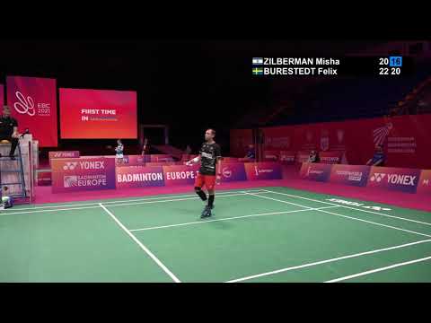 Match point - Felix BURESTEDT vs Misha ZILBERMAN - MS R32 #EBC21​​​​​​​