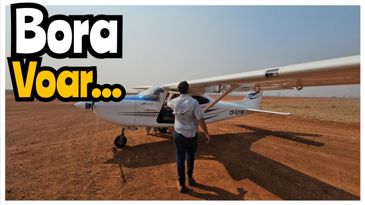 DIA DE CONHECER UM POUCO DA AVIAÇÃO DA FAZENDA NA BOLÍVIA