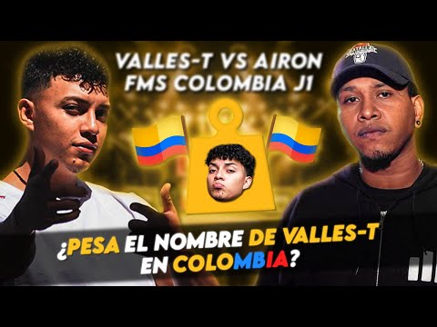 ¿PESA EL NOMBRE DE VALLES T EN COLOMBIA? | AIRON VS VALLES T FMS COLOMBIA J1