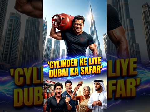 SALMAN KHAN NE KIYA CYLINDER KE LIYE DUBAI KA SAFAR #salmankhan #shahrukhkhan #bollywood #shorts