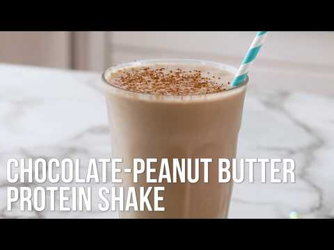 How to Make Chocolate-Peanut Butter Protein Shake | EatingWell