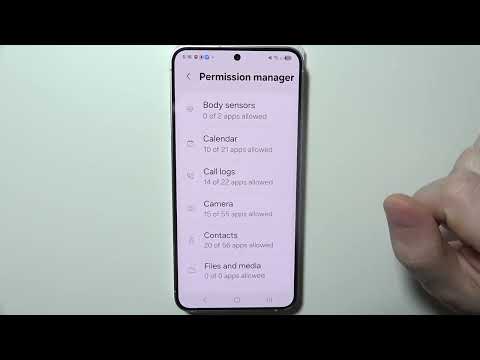 SAMSUNG Galaxy S25 - How to Manage App Permissions