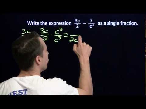 Art of Problem Solving: One-Variable Fractions Part 1