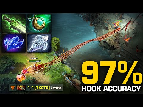 97% HOOK ACCURACY!!! That "Typical Enemy" PUDGE POS 5 | Pudge Official