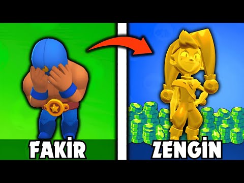 FAKİR HESABA 5 YENİ KARAKTER ÇIKARDIK! YENİ KULÜBÜMÜZ! Brawl Stars