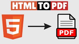 How to Convert HTML to PDF | HTML to PDF Converter