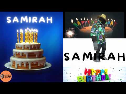 SAMIRAH Happy Birthday Song and Dance - It's Your Birthday - Happy Birthday to You SAMIRAH