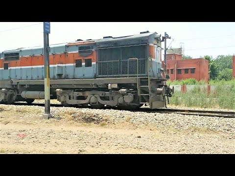 (12037) Shatabdi Express (New Delhi - Ludhiana) Via (Dhuri) With (LDH) WDM3A Locomotive.! Video