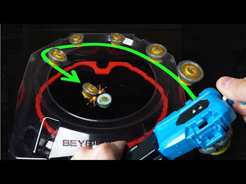 Ich habe UNMÖGLICHE Beyblade-Spezialzüge im echten Leben ausprobiert.