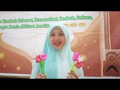 HOW TO MAKE TULIP FLOWERS FROM ORIGAMI PAPER — B2BIR Safa Fadilah (2310510044)