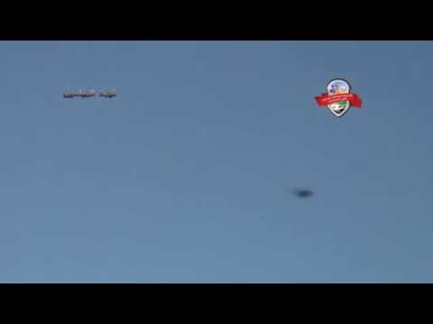 التصدي للطيران الحربي من قبل كتيبة أسامة بن زيد في الميادين