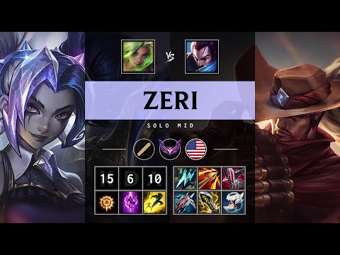 Zeri Mid vs Yasuo: Triple Kill, Legendary - NA Master Patch 14.20