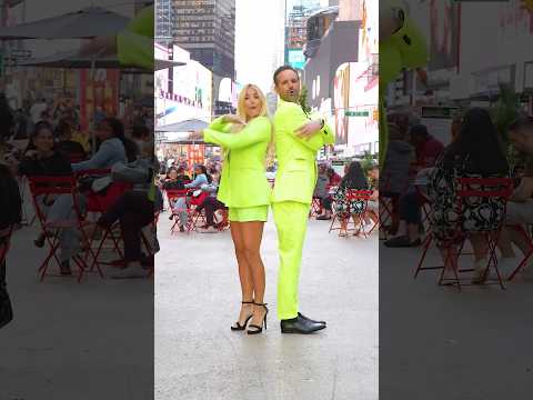 Lil Boo Thangs in Times Square?!😱 - Montana Tucker and Nick Kosir #dance #nyc #shorts